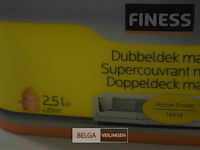 1x2,5lfinessdubbeldek yellow flower - afbeelding 3 van  3