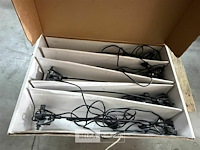 1x4 flexibel tafellamp kleur zwart - afbeelding 4 van  5