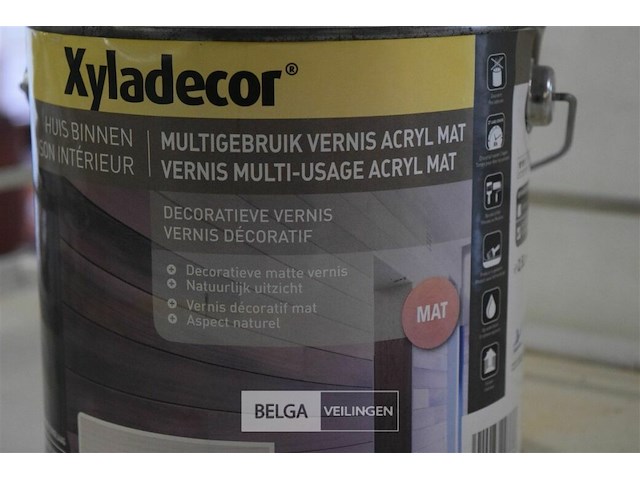 1x5l xyladecor binnenhuis multigebruik vernis kleurloos - afbeelding 4 van  4