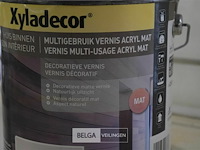 1x5l xyladecor binnenhuis multigebruik vernis kleurloos - afbeelding 4 van  4