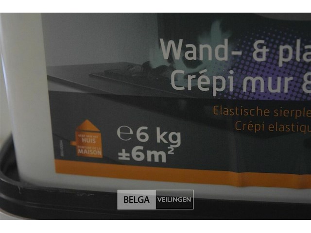1x6kg finesswand en plafon grof sierpleister met fijne korrel - afbeelding 3 van  3