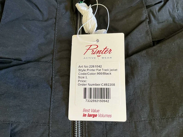 1xschindler maat 3xl + 1xprinter maat l werkkleding jacket (2x) - afbeelding 4 van  6
