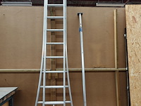 2- delige alu ladder - afbeelding 1 van  6
