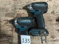 2 accu slagschroevendraaiers makita