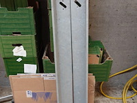 2 achterplaten voor bevestiging lichten aanhangwagen l. 1,25m - afbeelding 1 van  4
