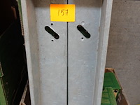 2 achterplaten voor bevestiging lichten aanhangwagen l. 1,25m - afbeelding 3 van  4