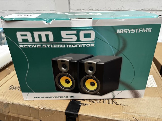 2 active studio monitors jbsystems am 50 - afbeelding 1 van  2