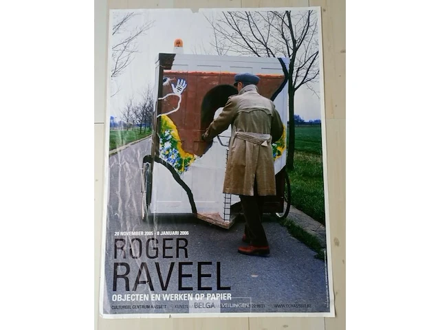 2 affiches expo, roger raveel - afbeelding 2 van  2