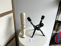 2 afrikaanse sculpturen