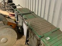 2 afvalkarren met 4 vuilbakken. - afbeelding 2 van  2