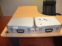 2 alu koffers met koelvloeistof koelkast en digitale weegschaal (b425) - afbeelding 3 van  7