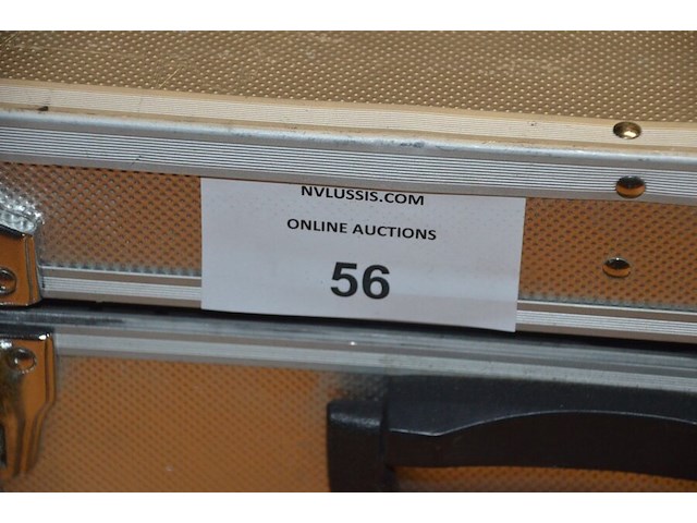 2 alu koffers met koelvloeistof koelkast en digitale weegschaal (b425) - afbeelding 2 van  7