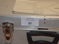 2 alu koffers met koelvloeistof koelkast en digitale weegschaal (b425) - afbeelding 2 van  7