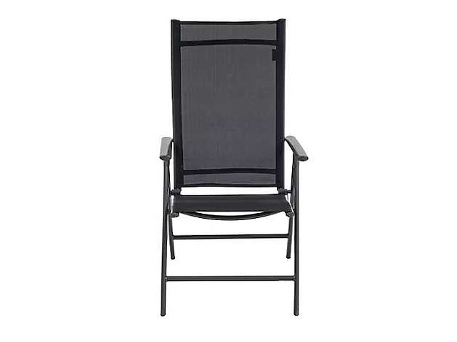 2 aluminium klapstoelen, ergonomisch gevormd, verstelbaar in 7 posities, dragen tot 120 kg - donkerrood/mat - afbeelding 2 van  7