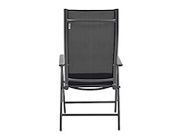 2 aluminium klapstoelen, ergonomisch gevormd, verstelbaar in 7 posities, dragen tot 120 kg - donkerrood/mat - afbeelding 5 van  7