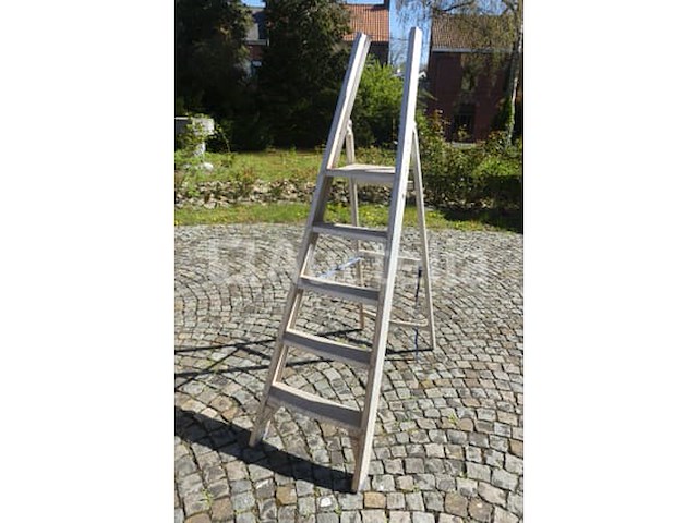 2 aluminium ladders met 5 treden - afbeelding 2 van  9