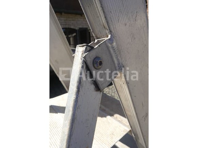 2 aluminium ladders met 5 treden - afbeelding 3 van  9