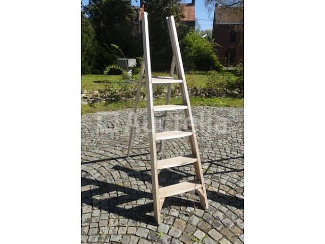 2 aluminium ladders met 5 treden - afbeelding 6 van  9