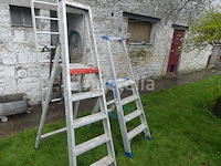 2 aluminium ladders - afbeelding 2 van  7