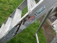 2 aluminium ladders - afbeelding 3 van  7
