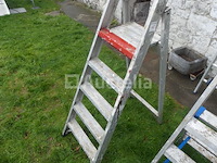 2 aluminium ladders - afbeelding 4 van  7