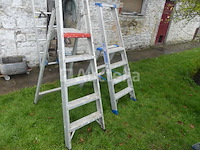 2 aluminium ladders - afbeelding 6 van  7