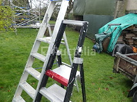2 aluminium ladders - afbeelding 1 van  5