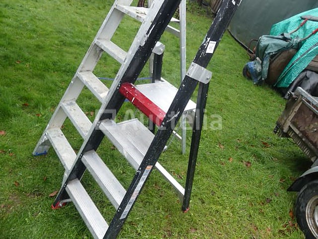 2 aluminium ladders - afbeelding 2 van  5