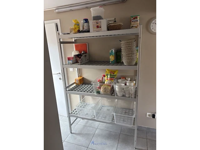 2 aluminium opbergrekken - afbeelding 4 van  12