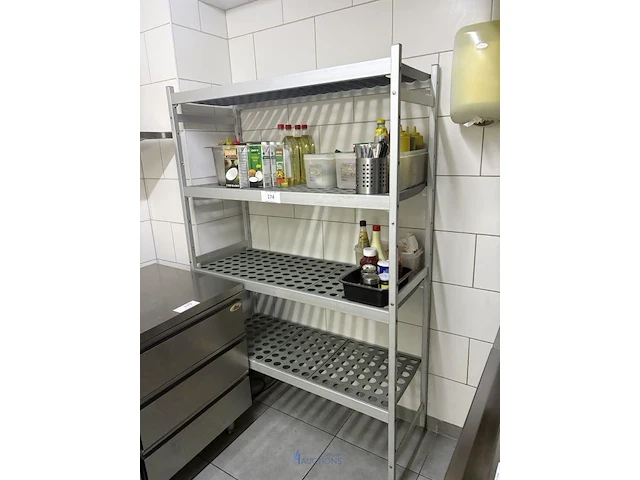 2 aluminium opbergrekken - afbeelding 5 van  12