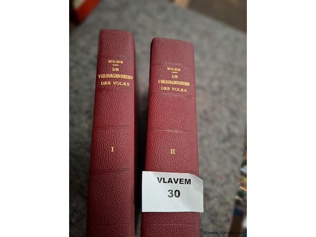 2 antieke boeken - afbeelding 1 van  3