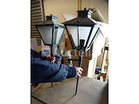 2 antieke vintage wandvloerlampen