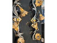 2 antieke wandlampen banci firenze 1955 (2x) - afbeelding 2 van  4