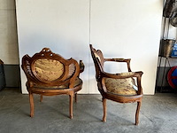 2 antieken fauteuils - afbeelding 1 van  3