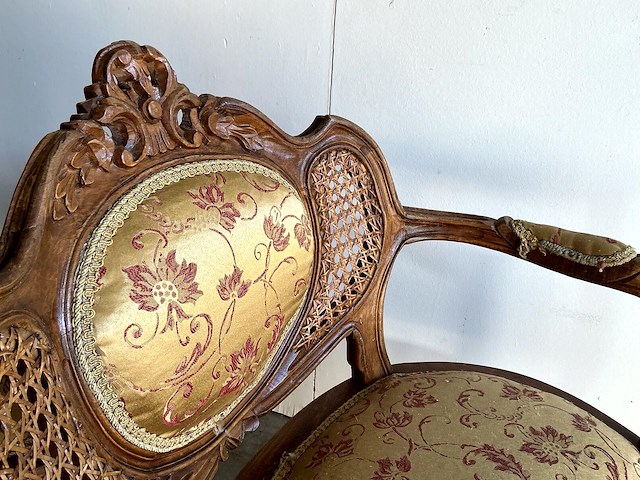2 antieken fauteuils - afbeelding 3 van  3