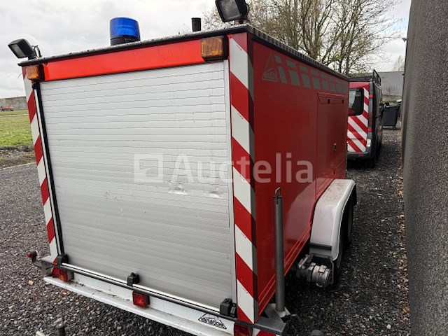 2-assige aanhangwagen dede (1998 / de 220 598), met dieselmotor aangedreven pomp - afbeelding 1 van  32