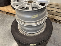 2 banden + 4 velgen volkswagen transporter - afbeelding 1 van  3