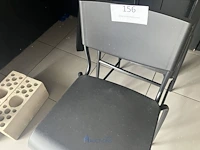 2 barkrukken met barhoektafel - afbeelding 3 van  4