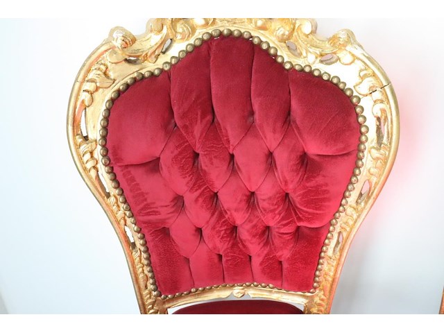 2 barok eetkamerstoelen - afbeelding 2 van  4