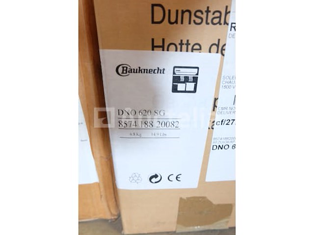 2 bauknecht dno 620 sg ingebouwde motorkappen - afbeelding 4 van  7