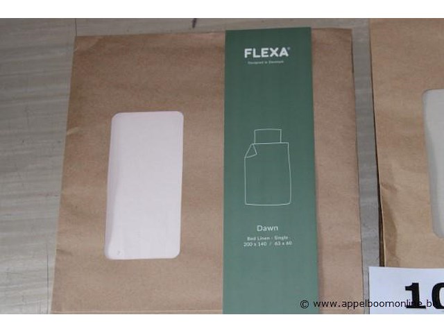 2 bedlinnen flexa 200x140/63x60 - afbeelding 2 van  2