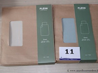 2 bedlinnen flexa 200x140/63x60