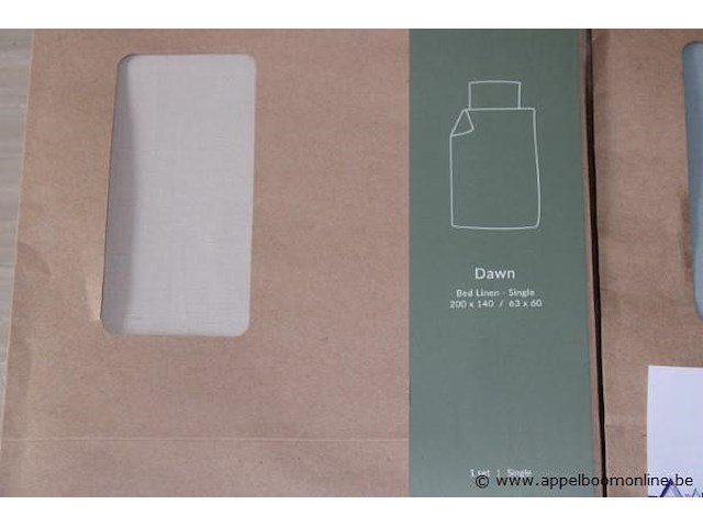 2 bedlinnen flexa 200x140/63x60 - afbeelding 2 van  2