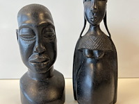 2 beeldjes man en vrouw - afbeelding 1 van  3