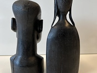 2 beeldjes man en vrouw - afbeelding 2 van  3