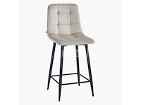 2 beige fluwelen krullen - afbeelding 1 van  1