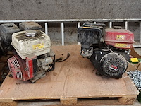 2 benzinemotoren honda gx390 (1 met starter)