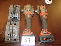 2 betonijzerknipmachines tjep rc20a vv opladers
