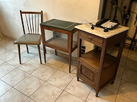 2 bijzettafels + 1 stoel - afbeelding 1 van  5