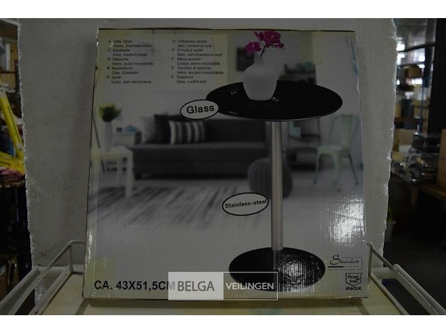 2 bijzettafels 43x51,5 cm - afbeelding 1 van  1